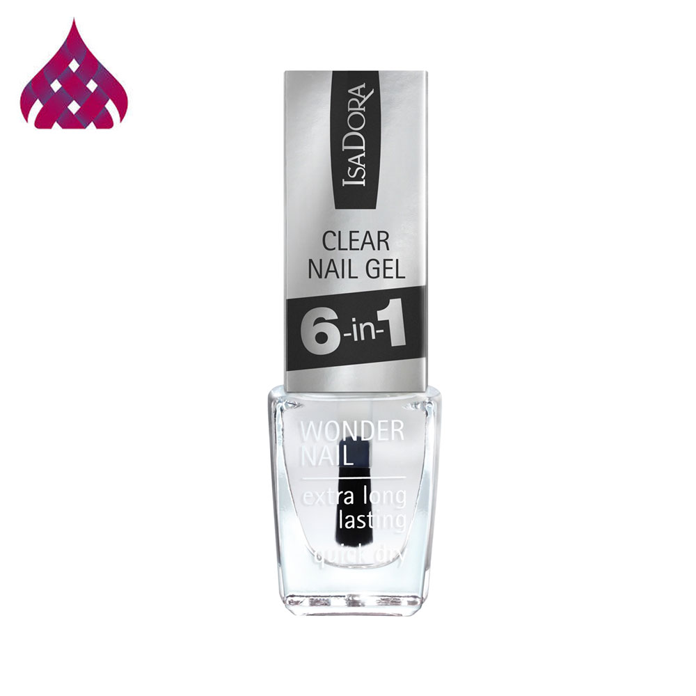 ایزادورا لاک ناخن ۶ در ۱ ۶۹۷ | IsaDora Clear Nail Gel 6 In 1 697